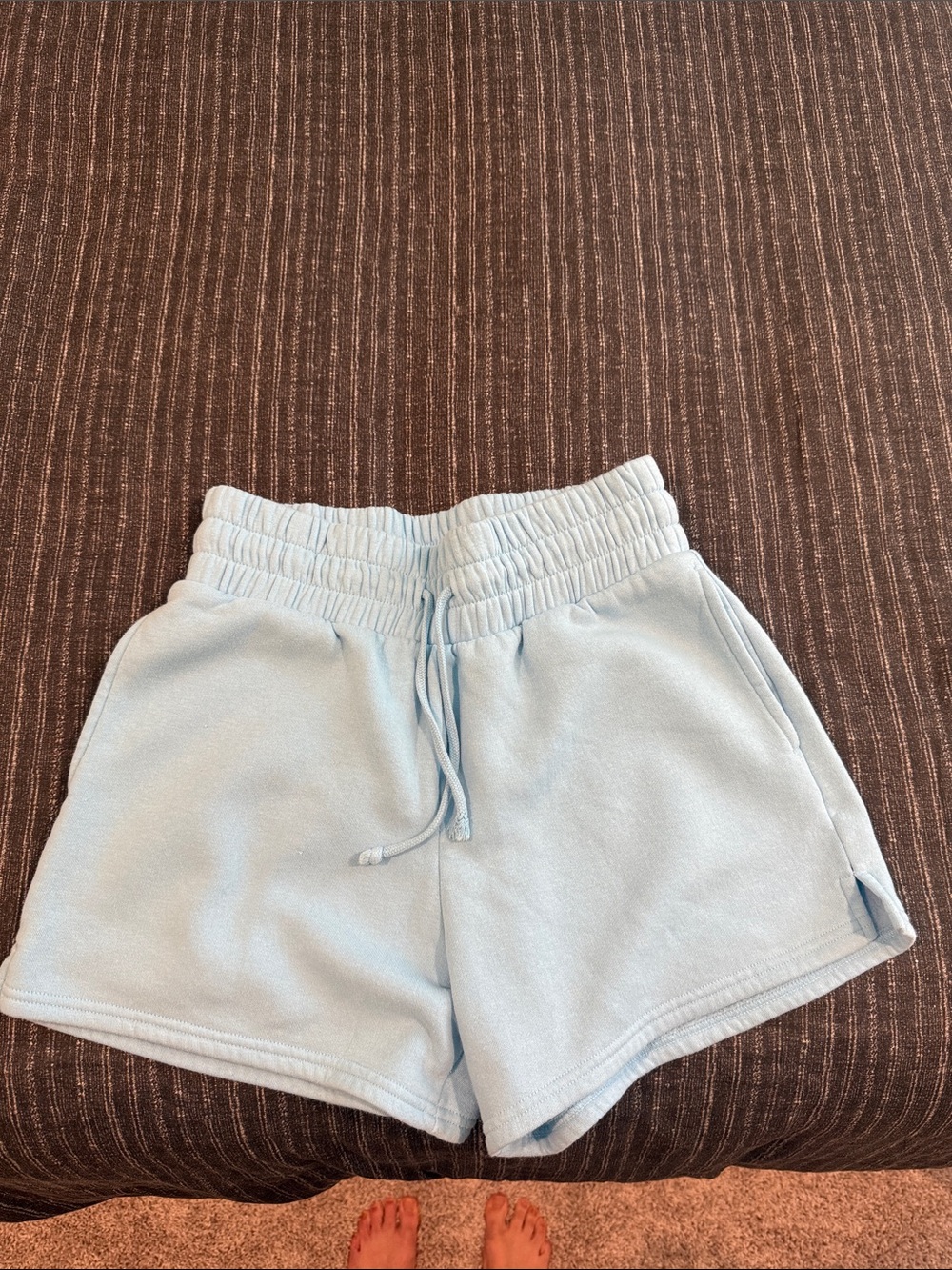 Like New Wild FableLight Blue Drawstring Athletic Lounge Shorts